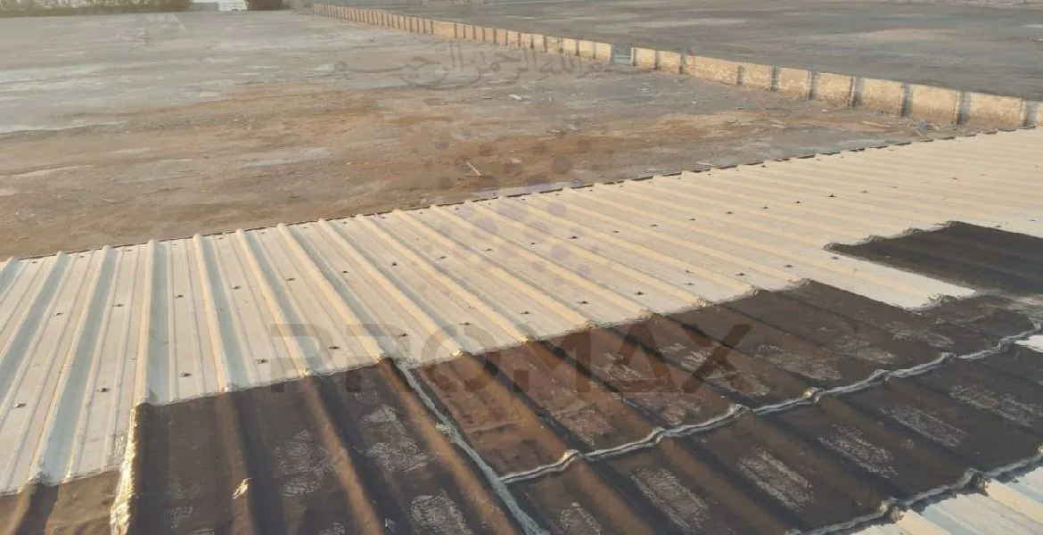 Baker Huges - metal roof waterproofing project by Promax in Dubai, UAE